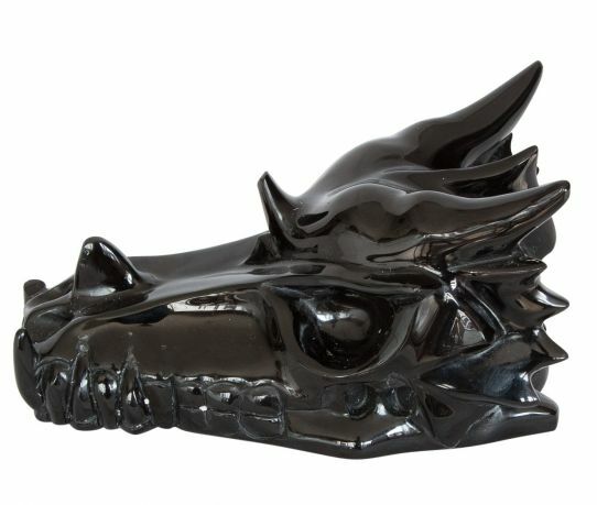 Draak in zwarte Onyx